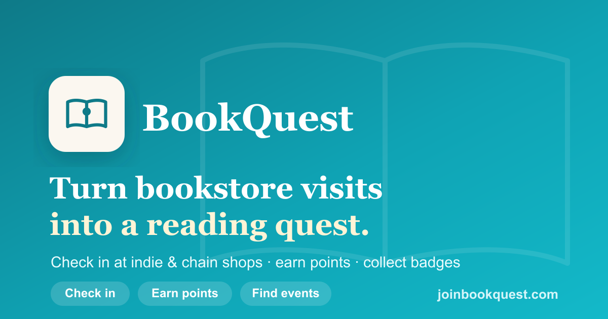 BookQuest — Find Indie Bookstores & Libraries Near You